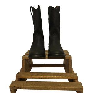 Resistol Mens Calf Roper Horse Riding Boots Size 8